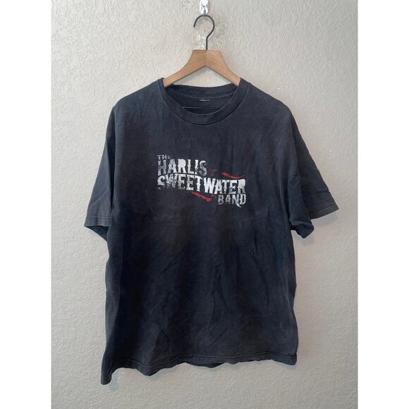 Harlis Sweetwater Shirt Band Music Black Tee Extra Large Vintage Tour Concert - Picture 1 of 8